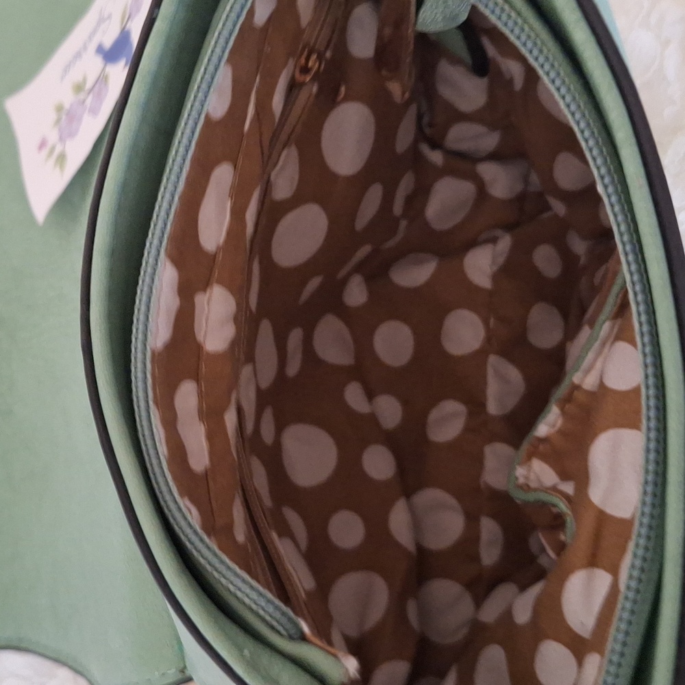 Silk Sparrow Studded Crossbody Purse Sea Green - Picture 10 of 13